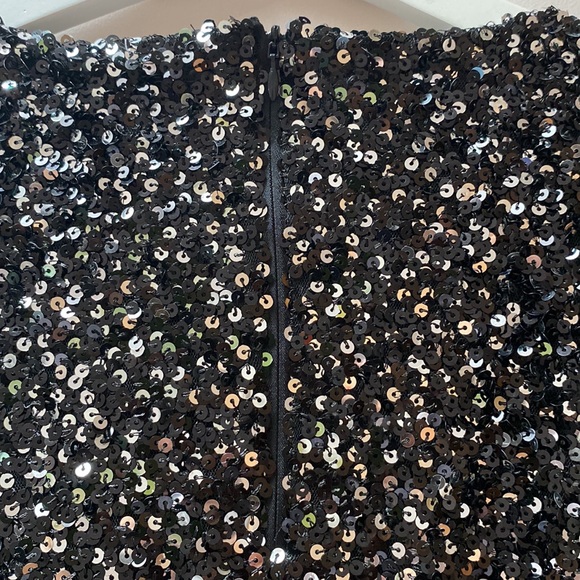 Beautiful lined black and silver sweater with sequins - Picture 4 of 4